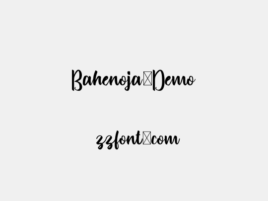 Bahenoja-Demo