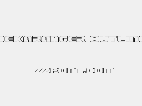 Dekaranger Outline