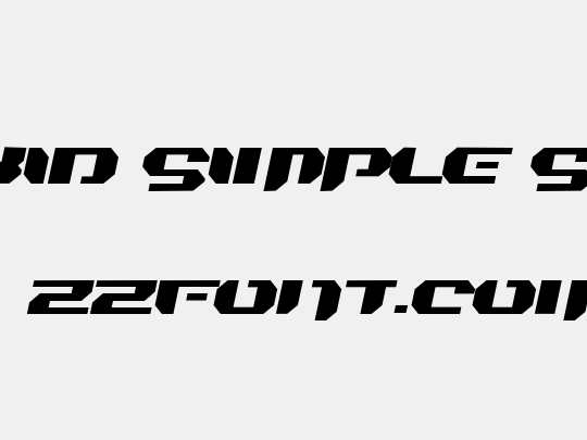 Bionic Kid Simple Slanted