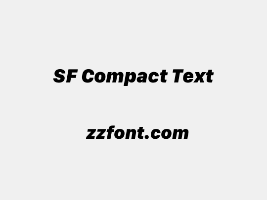 SF Compact Text