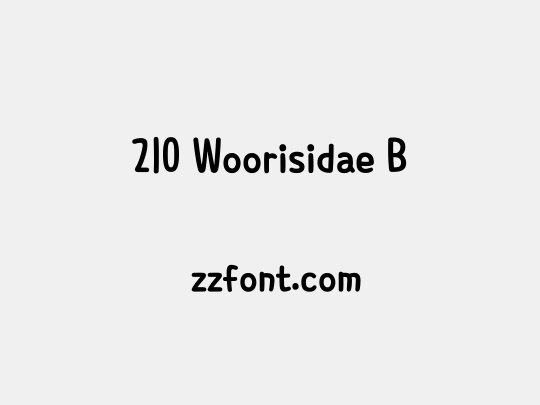 210 Woorisidae B