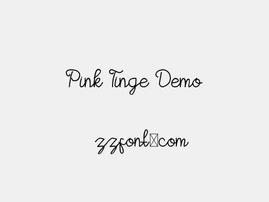 Pink Tinge Demo