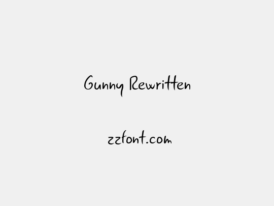 Gunny Rewritten