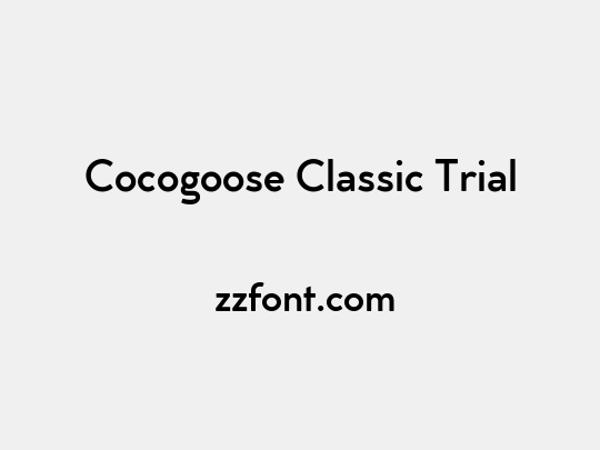 Cocogoose Classic Trial