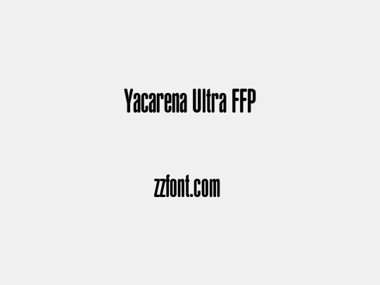 Yacarena Ultra FFP