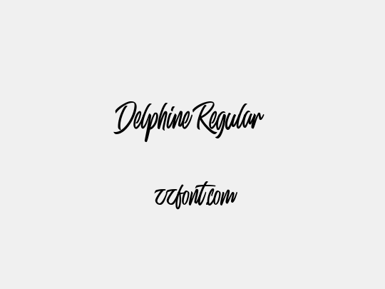 Delphine Regular