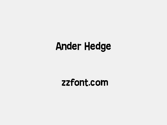 Ander Hedge