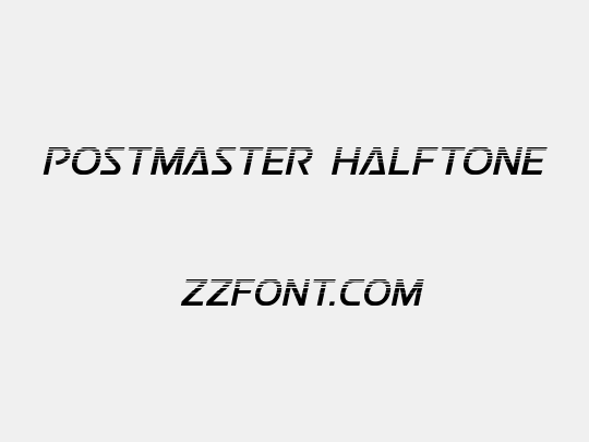 Postmaster Halftone