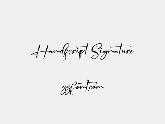 Handscript Signature