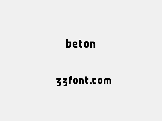 beton