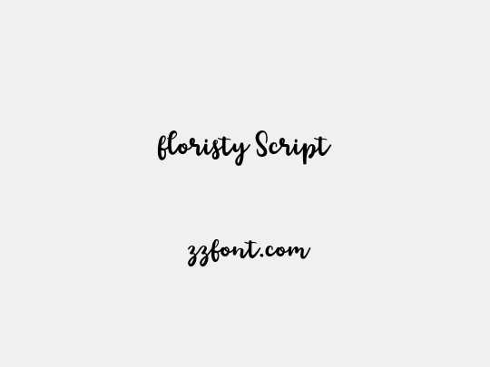 floristy Script