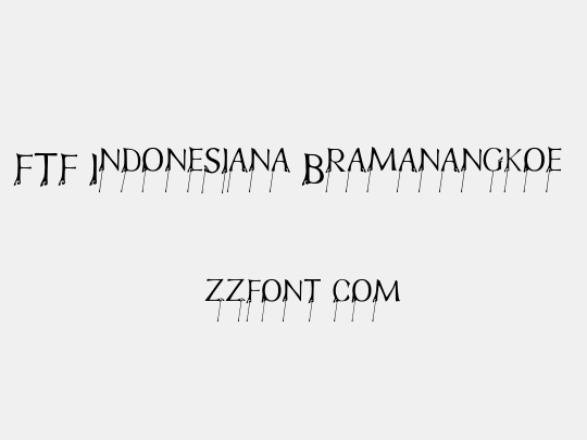 FTF Indonesiana Bramanangkoe 