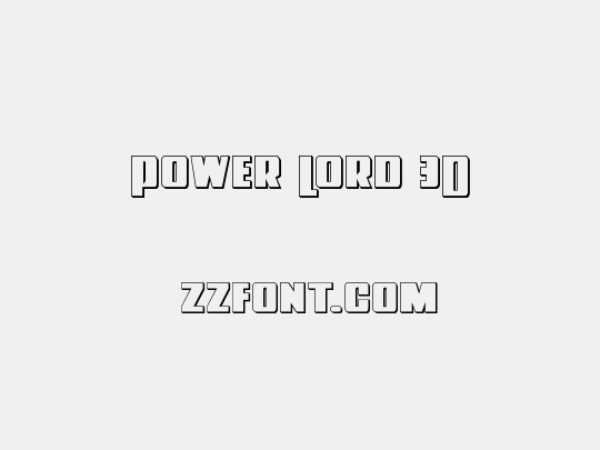 Power Lord 3D