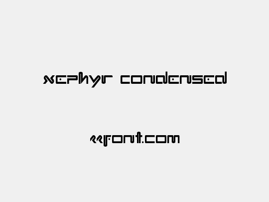 Xephyr Condensed