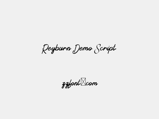Reyburn Demo Script
