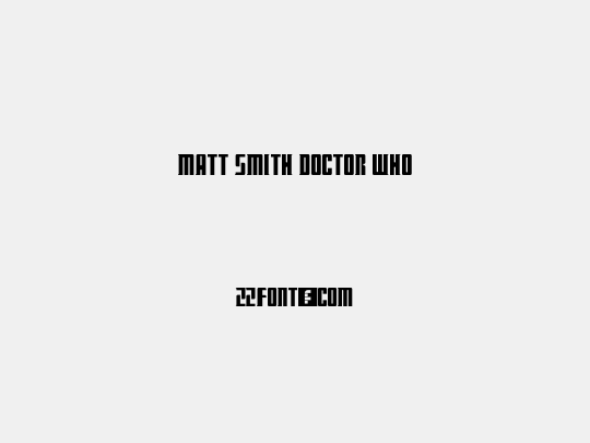Matt Smith Doctor Who