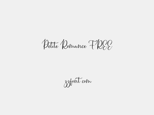Petite Romance FREE
