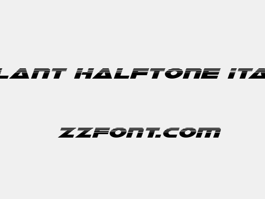 Galant Halftone Italic