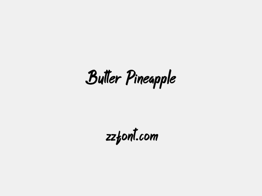 Butter Pineapple