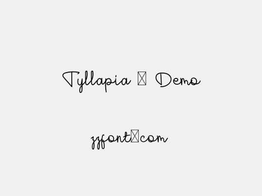 Tyllapia - Demo