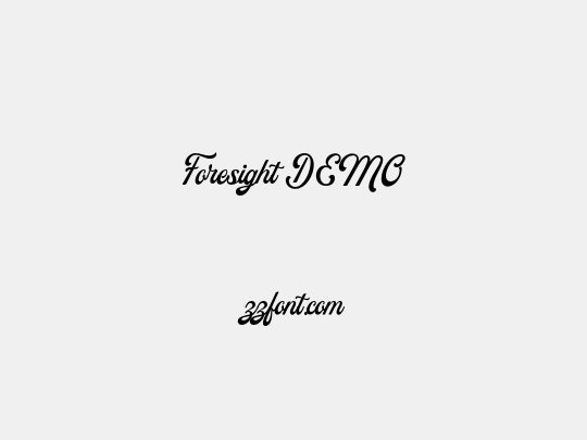 Foresight DEMO