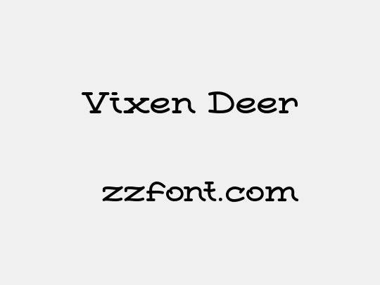 Vixen Deer