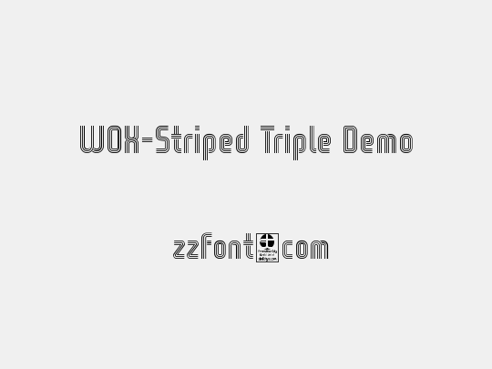 WOX-Striped Triple Demo