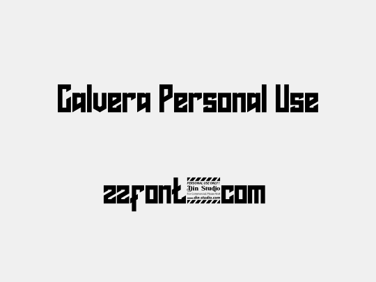Calvera Personal Use