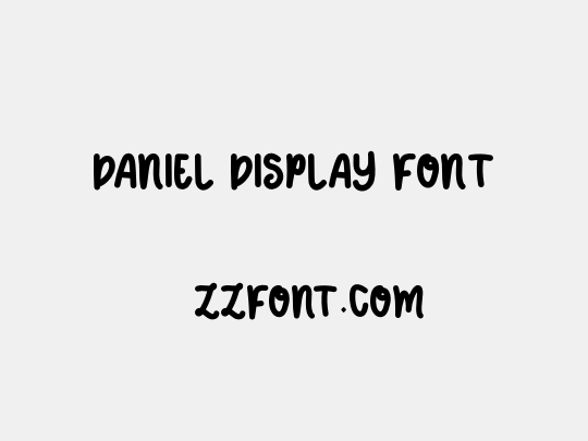 DANIEL DISPLAY FONT