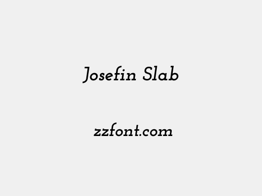 Josefin Slab