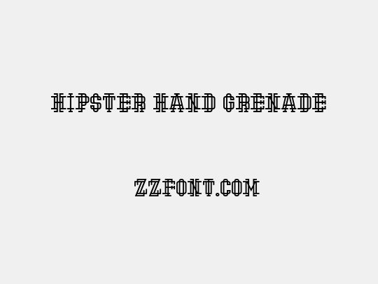 Hipster Hand Grenade