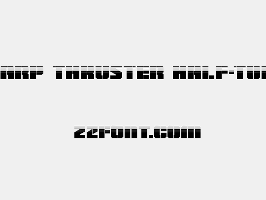 Warp Thruster Half-Tone