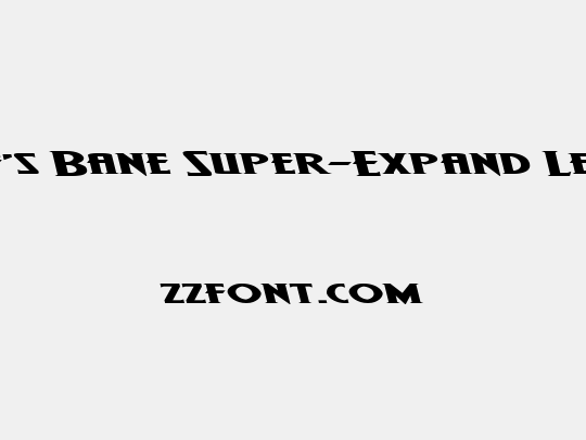 Wolf's Bane Super-Expand Leftalic