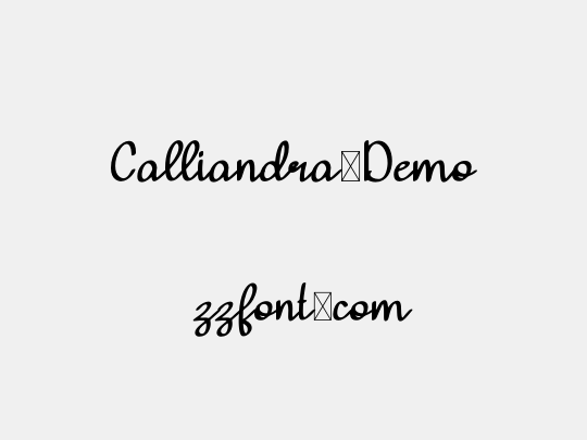 Calliandra-Demo