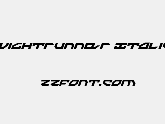 Nightrunner Italic