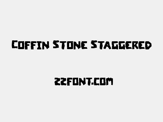 Coffin Stone Staggered