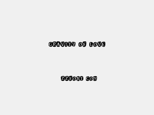 Gravity of Love
