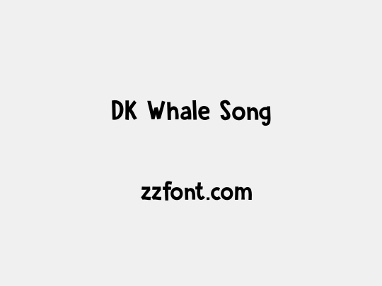DK Whale Song