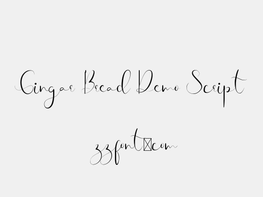 Gingar Bread Demo Script