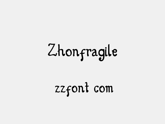 Zhonfragile