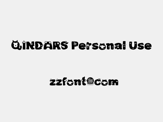 QINDARS Personal Use