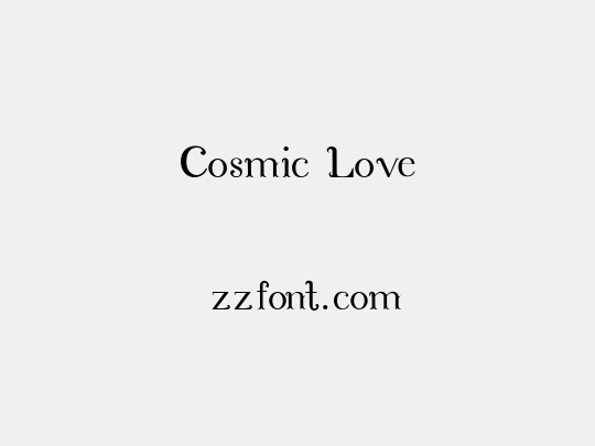 Cosmic Love