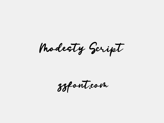 Modesty Script