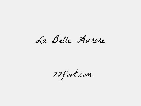 La Belle Aurore