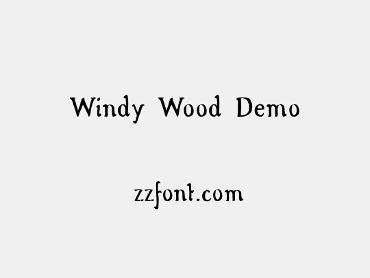 Windy Wood Demo