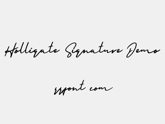 Holligate Signature Demo