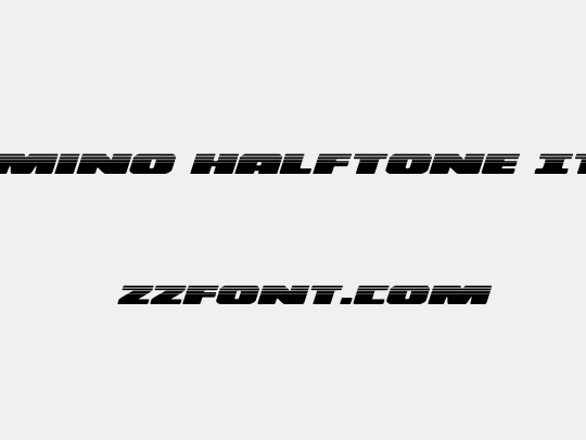 Illumino Halftone Italic