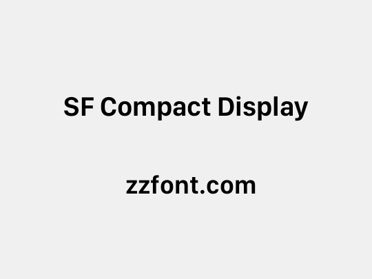 SF Compact Display