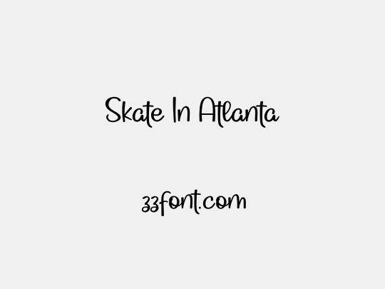Skate In Atlanta