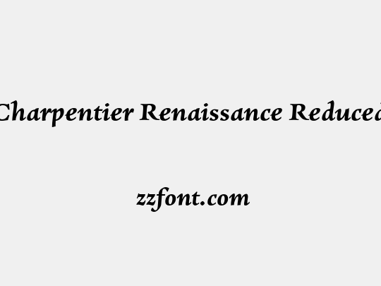 Charpentier Renaissance Reduced